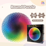 TheFunPlay Round Puzzle 1000 Creative Colorful Educational Toy/s Round Puzzle/s Jigsaw Puzzle/s 1000