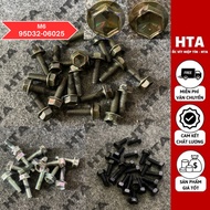 [50 pieces] Three Brick Screws - Yamaha M6 Bolts with Concave Head T10 Lock - Diamond Screws M6 - 95