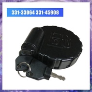 (Y W Z H)1 Piece 331/45908 331/33064  Cap  Tank Side Lock Cover Black with 2 Keys ABS for  Excavator