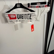 Sexy Print Tube Top Brief Set - Women's Sporty Underwear