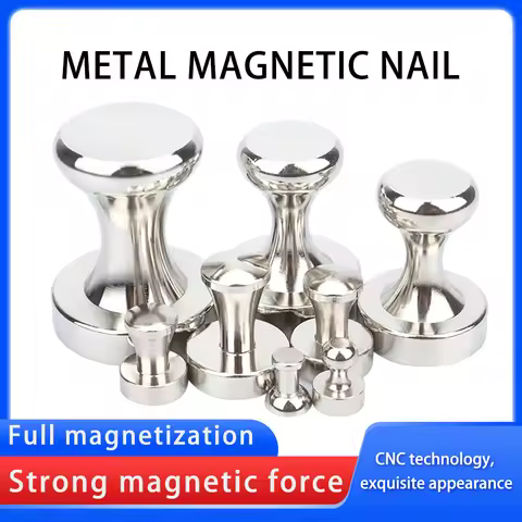 Metal Magnetic Nails D16x20 Strong Magnetic Nails D11x13 mm Fridge Pastes White Board Office Powerfu