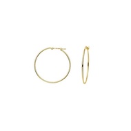 [Bando Liquidation] VENDOME AOYAMA K18YG Hoop Earrings AGVA1063 YG