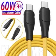 60W Type C to Type C Data Cable - Android Wire Cord - Computer Data Transfer Cord - Phone Accessorie