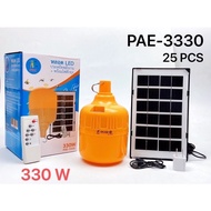 ส่งkerry PAE-3330ไฟหลอดตุ้มไล่ยุง พร้อมแผงโซล่าเซลล์ ไล่ยุงได้ LEDไฟโซล่าเซล+แผงโซล่าเซลล์และหลอดไฟ Solar cell ไฟพลังงาน