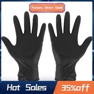Nitrile Gloves Black 6Pcs/Lot Food Grade Waterproof Allergy Free Disposable Work Safety Gloves Nitrile Gloves Mechanic