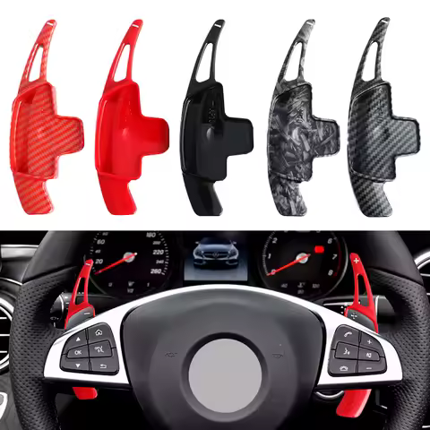 Car Steering Wheel Shift Paddle Extension Shifters For Mercedes-Benz A B C S E Class GLA CLS CLA GLC
