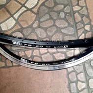 RIMS VELG ARAYA 20 x 1.50 FB20 HITAM CNC 36H sparepart sepeda termurah