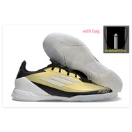 Kasut Bola Sepak F50 PRO IC  Indoor Football IC Boots football shoes full knitted flat MD sole footb