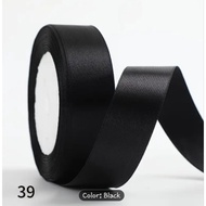 Black Satin Ribbon