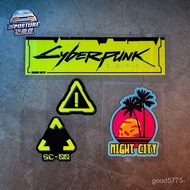M3OX Cyberpunk Car Sticker cyberpunk2077 Trolley Case Computer Reflective Motorcycle Scratch Decorat