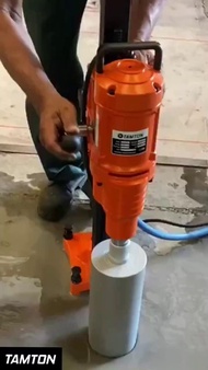 ( โปรโมชั่น++) คุ้มค่า TAMTON เครื่องคอริ่ง(Coring)แท่นเจาะคอนกรีตDCM-205 เจาะได้ถึง8นิ้ว กำลังไฟฟ้า