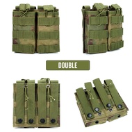 1000D Tactical Magazine Pouch Double/Triple/Quadruple Mag Pouch Airsoft Ak 7.62/5.56mm M4 Ar Rifle H