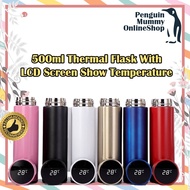 Temperature Flask LED Display Vacuum Thermal Flask Insulation Bottle 500ML