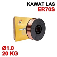 Kawat Las CO2 1.0 mm LINCOLNZONTER ER70S-6 20KG Mig Wire Roll CO