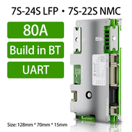 JBD BMS 7S 8S 10S 12S 13S 16S 18S 20S 22S 24S BMS อัจฉริยะ LifePO4ทำความร้อนบลูทูธ UART ในตัวแบตเตอร