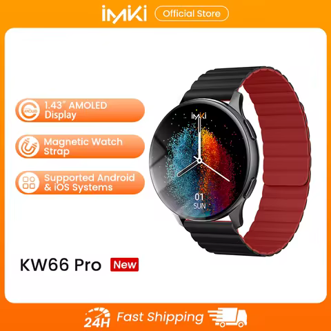 IMIKI Smart Watch 1.43" AMOLED HD Display 270mAh Waterproof Sports smart Watchs Heart Rate Bluetooth