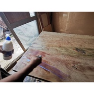 Meja Cengal Solid 3x6 kaki dan tebal 3 inci