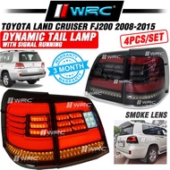 911 Toyota Land Cruiser FJ200 2008 - 2015 Dynamic Tail Lamp With Signal Running ( Smoke )