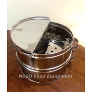 ☑ ◬ ◪ Round Siomai Siopao Steamer 14-16 inches 2 Layers
