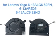【NEW】 5F11B22383 Laptop Cooling Fan for Yoga 6 13ALC6 82FN 6-13ARE05 13ALC6 82ND CPU Cooler Fans BAP