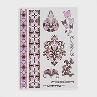 Snatch 夢幻水晶燈-紫外線變色金屬刺青貼 / Chandelier - color Metallic Tattoo Stickers