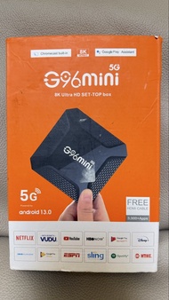 G96mini 8K Ultra HD 智能電視盒