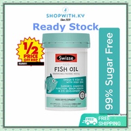 [现货+包邮 Date: 04/2028] Swisse Kids Fish Oil 儿童益智鱼油 60 Capsules ( Made in Australia )
