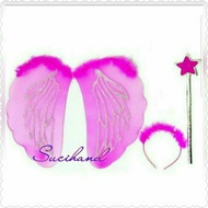 Angel Wings Fairy Wings (Wings, Sticks, BANDO) Angel Wings Premium Quality