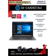 Laptop HP 14-CM0107AU ryzen 5 / ram 8gb / ssd 256gb