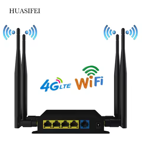 Unlocked 4G LTE Wifi Router Indoor Wireless CPE Router with SIM Card Slot Up to 32users for EC25 Mod