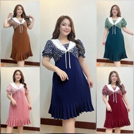 Dress For Chubby Women No Need To Iron Chest 40-44 Inches/Waist 34-44 Inches/Hip Before Stretching 4