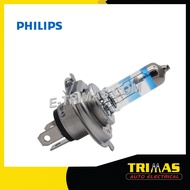 GENUINE Philips H4 X-treme Vision Plus + 130% High Low Beam Head Light (Twin)
