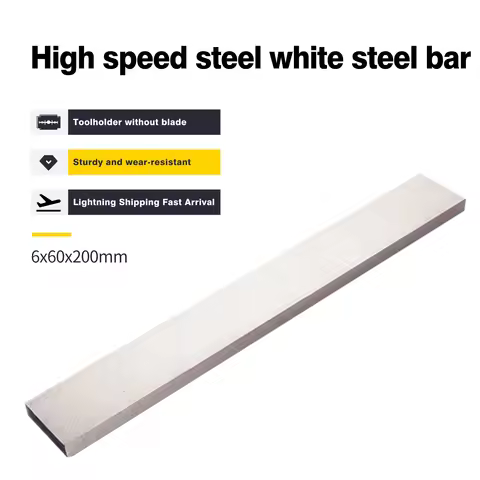 6x25x200 6x30x200 6x35x200 White Steel Cutter 6x40x200 6x60x200mm CNC Lathe Tool Superhard Tungsten 