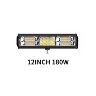 5นิ้ว-42นิ้ว288วัตต์ Tri แถว S Trobe แฟลช LED Light Bar 7D 5รุ่นสีคู่สีขาวสีเหลืองออฟโร้ด4x4รถแสง12โ