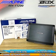 ALPINE รุ่น BBX-F1200 Class AB 4Channel 1200w แอมป์ขับลำโพงกลาง-แหลม POWERAMP แอมป์ติดรถยนต์