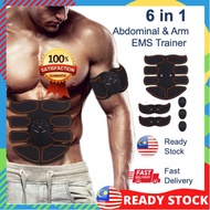 6 in 1 EMS Core Abdominal Arm Trainers Easy Workout Slimming 8 Packs Arm Slimming Cordless Wireless 
