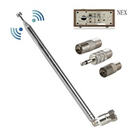 NEX F Type FM Radio Antenna Telescopic FM Antenna Replacement Indoor Receiver