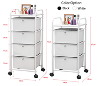 Rak Troli Rak Beroda / Storage Drawer Rack Trolley