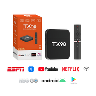 EXPOSE กล่องทีวี wifi tv box android tv stick 4k TX98 Bluetooth&Wifi Youtube/Netfix/Google รับประกัน
