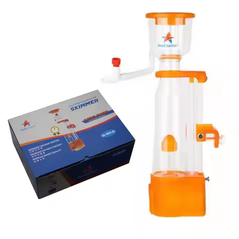 Red Starfish New Product SQ-70/90 Plus Mini Aquarium Protein Skimmer Filter with DC Pump for 50-90L-