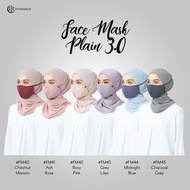 InnerSejuk Face Mask tie back Cloth Mask for Hijab -Tudung Muslimah Ladies