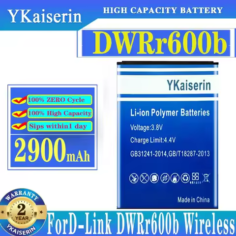 2900mAh Wireless Battery for D-Link DWRr600b Wireless
