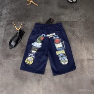 evisu Fushen 2026 Summer logo Embroidered Loose Street Shorts Cropped Pants ZPLY