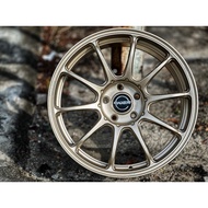 New Car Sport Rim Flow Forming 8.25KG ONLY RAXER WHEELS TR1Z 18x8.5 5x113 ET42 CHAMPION GOLD - READY