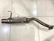 Muffler Knalpot HKS Silent Hi Power Bolt On Honda Jazz GE8 Ori Japan