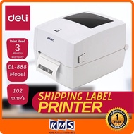 DELI Shopee Lazada DL-888D Thermal Label Printer to Print Air Waybill / AWB (Support J&T/ Pos Laju /