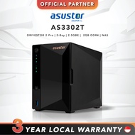 ASUSTOR AS3302T | DRIVESTOR 2 Pro | 2-Bay | 2.5GBE |  2GB DDR4 | NAS