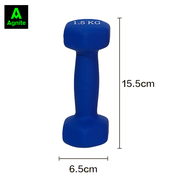 [MUA 2 GIẢM 10K] Tạ tay nam nữ nhiều mức chính hãng Agnite - PVC bọc gang siêu bền - dụng cụ hỗ trợ 