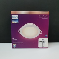 PUTIH Downlight Philips Smart WiFi Led 9W Tuneable Dimmer White - Yellow Led Downlight Led Philips WiFi