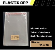 OPP Plastic Size 15 cm x 20 cm 15x20 cm/ 15 x 20 cm/